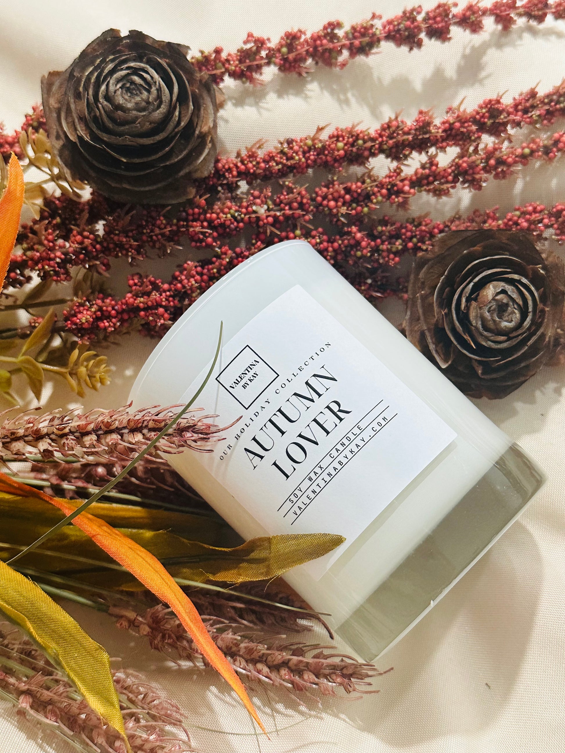 Autumn Leaves Soy Wax Candle — Val Viola Candles, Soy Wax