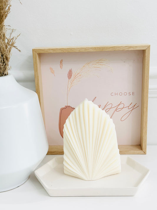 Coral Shell candle